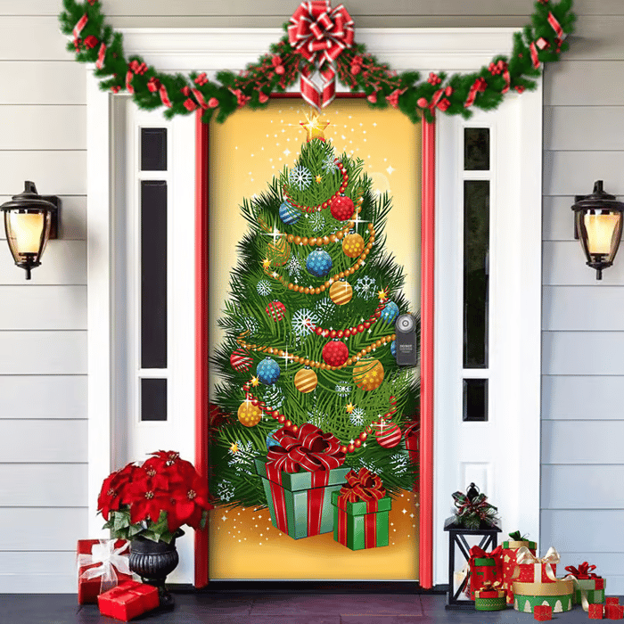 90x200cm Festive Door Decoration – Now Available at 50% OFF