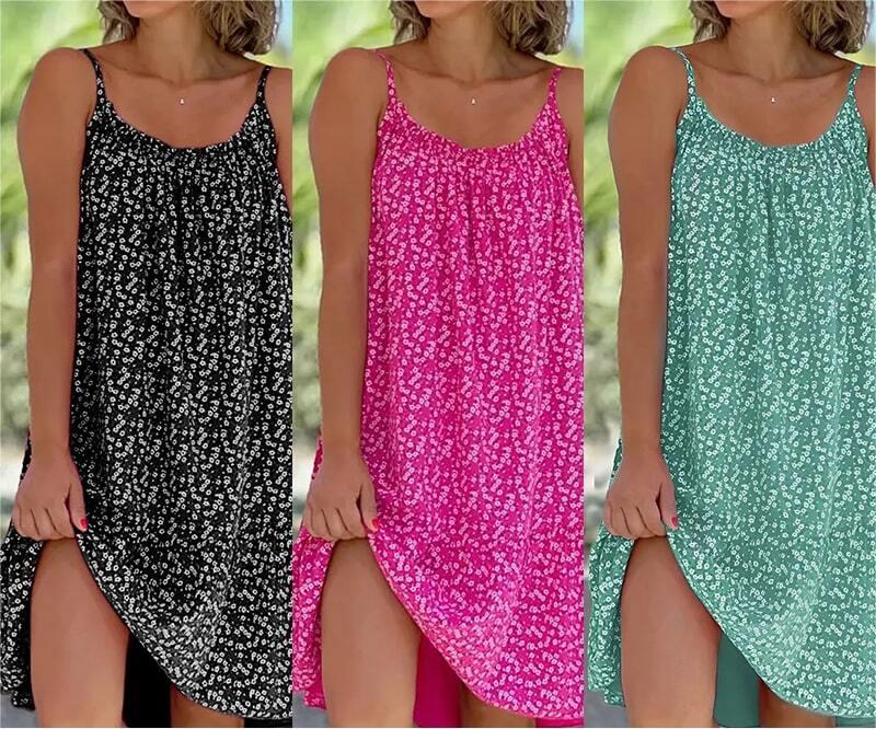 Loose Fit Women's Dress | Lightweight Summer Dress for Everyday Wear, Vacations, and Special Occasions