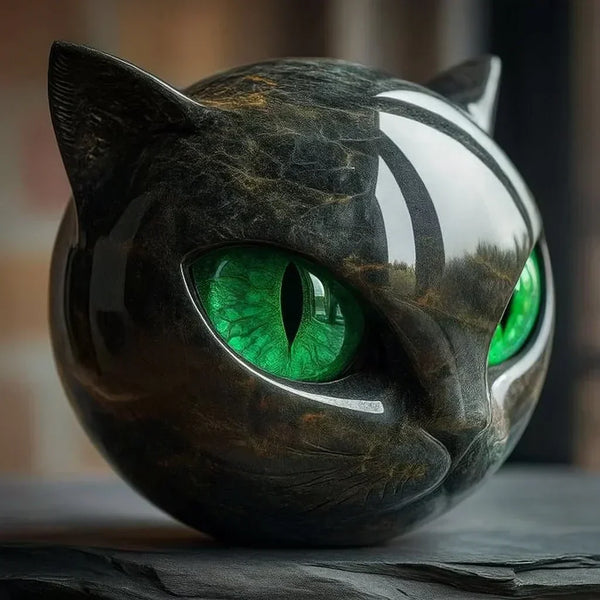 50% Off | Mystical Black Cat Sculpture