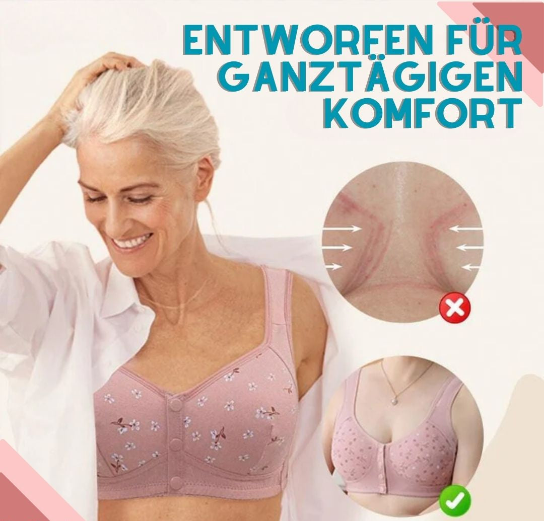 50% OFF | Comfortable Button Closure Bra