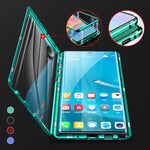 Magnetic Tempered Glass Double-Sided Phone Case for Smartphones