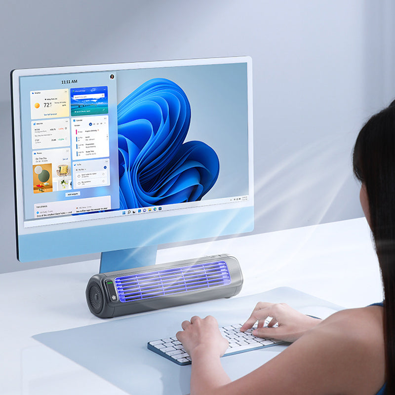Portable 3-in-1 Air Conditioner | Fan & Wall Mount | 12-Hour Battery Life | Compact & Cordless Design