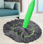 2-in-1 Mop with Built-in Wringer | Self-Draining Floor Mop for Tiles, Laminate, and Wood | Quick Drying Without Hand Use
