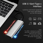 External Portable SSD | High-Speed Solid State Drive | Black