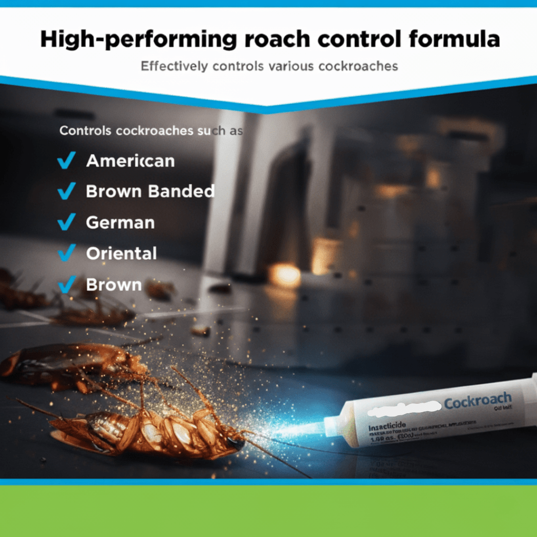 Cockroach Gel Bait for Indoor and Outdoor Use