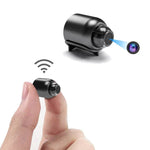 Mini Wi-Fi Surveillance Camera | Wireless with Night Vision & Motion Detection | Black
