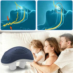 Silent, Compact Micro-CPAP Anti-Snoring Device