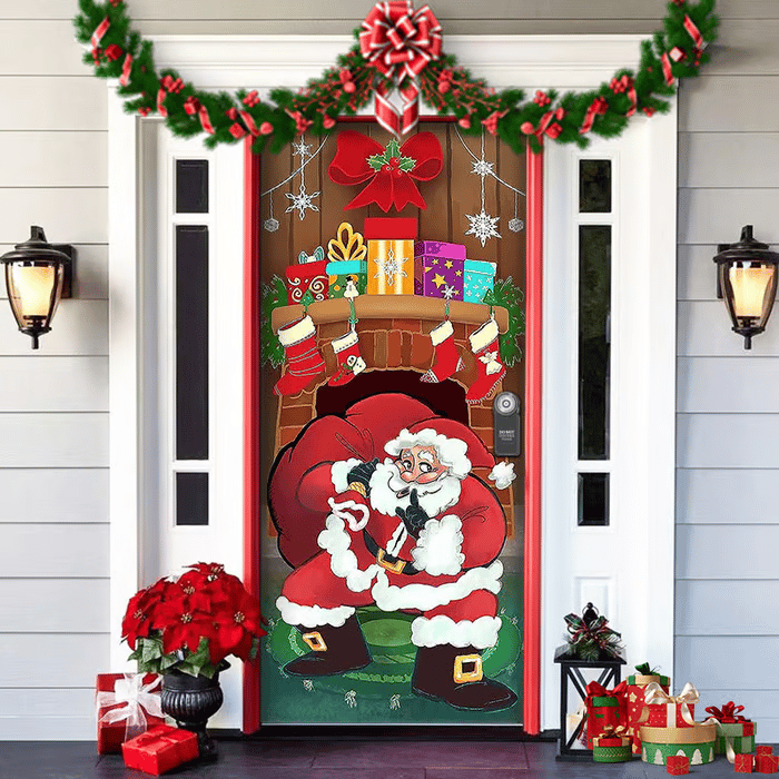 90x200cm Festive Door Decoration – Now Available at 50% OFF