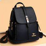 Luxurious and High-Quality Leather Women's Backpack Handbag