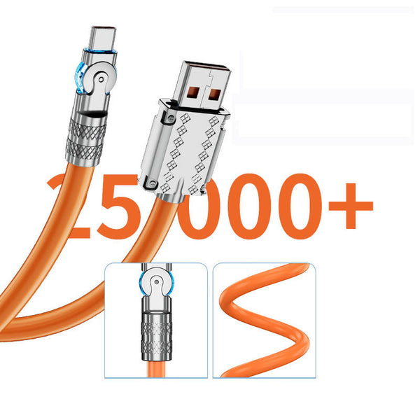180° Anti-Break Fast Charging Data Cable (120W)