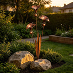 Handcrafted Garden Stake with Wind Chimes