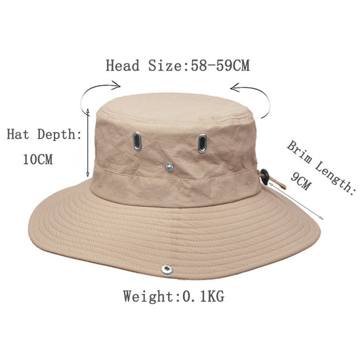 Breathable Sun Hat with UV Protection for Outdoor Adventures