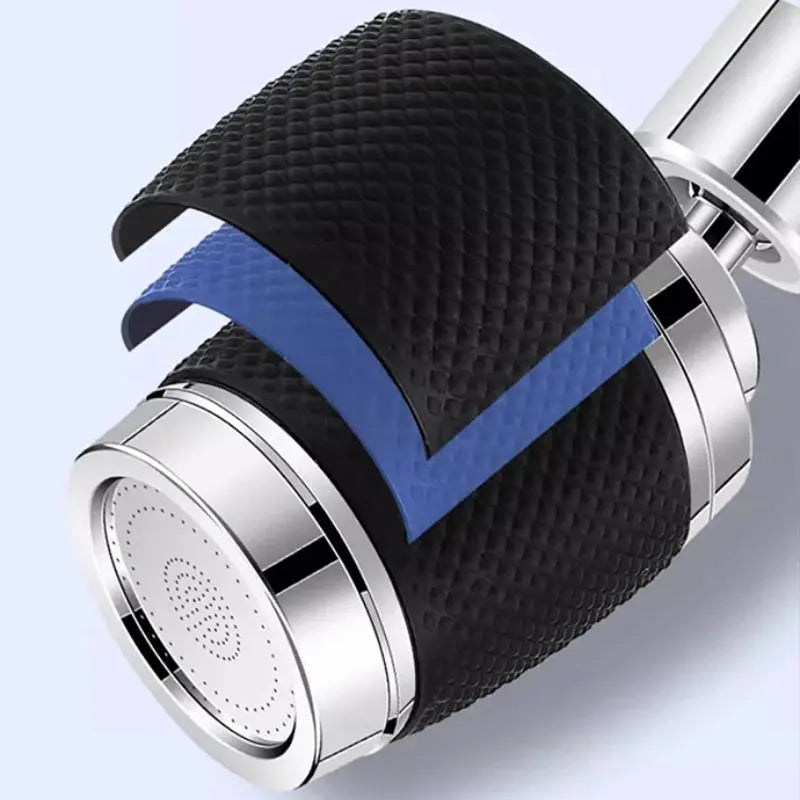360° Rotatable Splash Guard Faucet Attachment – Effortless and Mess-Free Cleaning