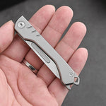 Folding Precision Knife with 10 Replacement Blades | Compact Stainless Steel Craft Knife for DIY and Detailed Work