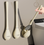 Contemporary Flexible Silicone Toilet Brush