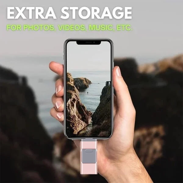 4-in-1 USB Stick | High-Speed Data Storage with Multiple Connections