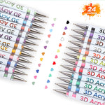 Vibrant Acrylic Gel Pens – 50% OFF