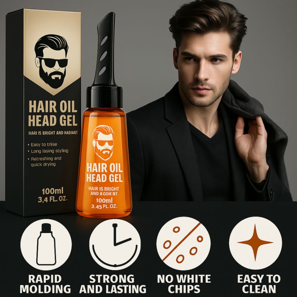 Strong Hold Hair Gel | Matte Finish for Confident Styles That Last All Day