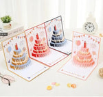 Handcrafted 3D Pop-up Birthday Card with LED Light and Music
