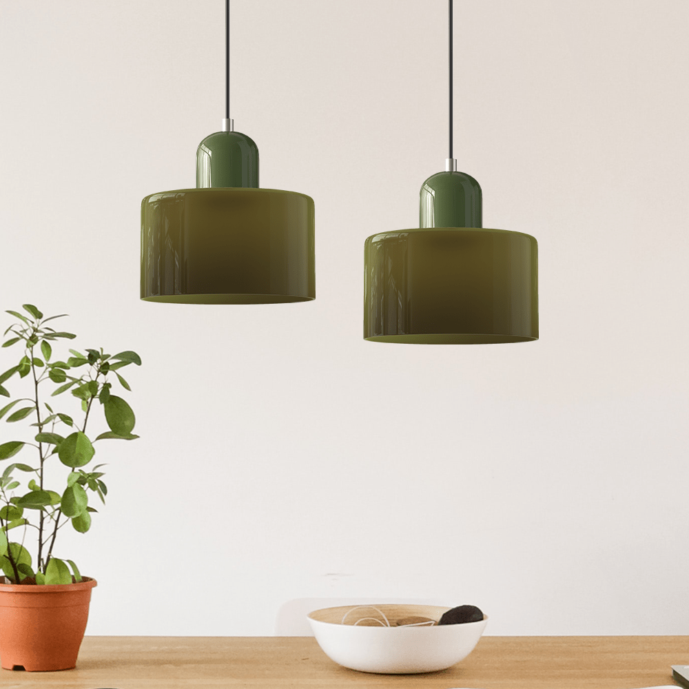 Bauhaus Style Pendant Light, Modern Design, Metal Finish, Ideal for Living Room