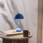 Scandinavian Design Lamp with Flower Glow