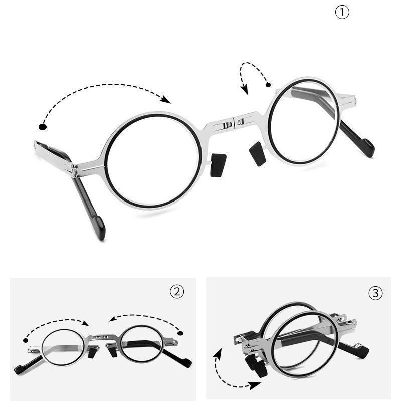 Lightweight Folding Reading Glasses with Blue Light Filter