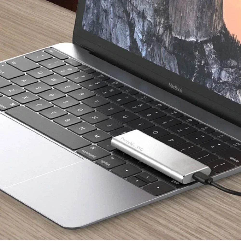 External Portable SSD | High-Speed Solid State Drive | Black