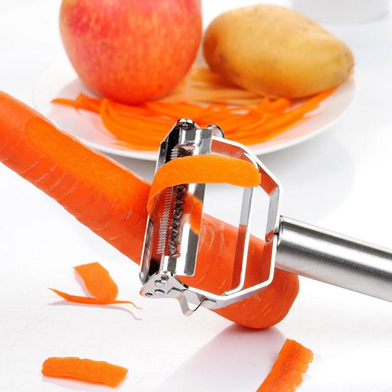 Precision Stainless Steel Multi-Use Vegetable Peeler and Julienne Slicer