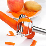 Precision Stainless Steel Multi-Use Vegetable Peeler and Julienne Slicer