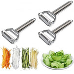 Precision Stainless Steel Multi-Use Vegetable Peeler and Julienne Slicer