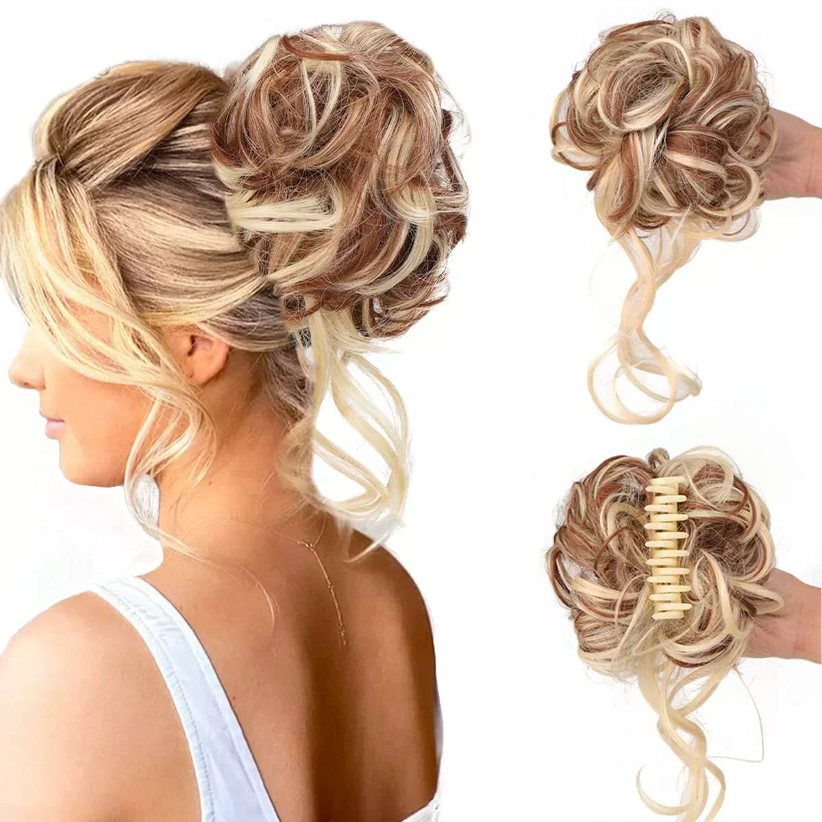 Instant Curled Bun Hair Clip