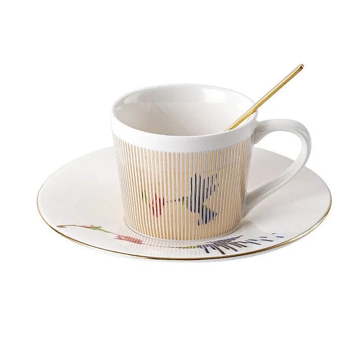 Stylish Coffee Mug with Mirror Effect | Creative Ceramic Mug with Reflection | Perfect for Home & Office