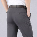 Men's Stretch Suit Pants Modern Fit | High Stretch Classic Business Pants | Comfortable Elegant Men's Pants for Office & Everyday Use