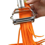 Precision Stainless Steel Multi-Use Vegetable Peeler and Julienne Slicer