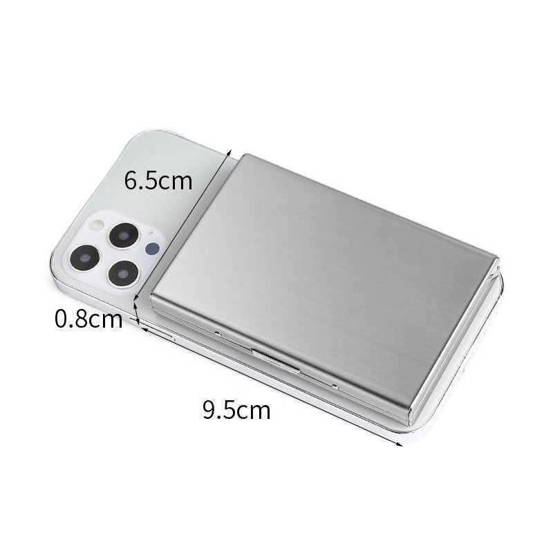 Ultra-Thin Card Holder with Theft and Demagnetization Protection