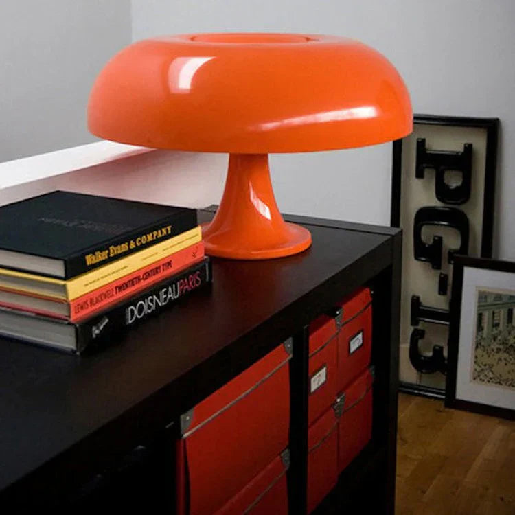 Retro LED Dimmable Mushroom Table Lamp – Warm White Nightstand Light