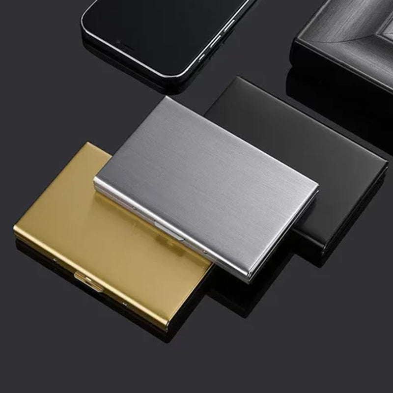 Ultra-Thin Card Holder with Theft and Demagnetization Protection