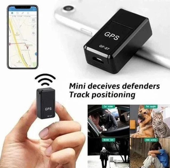 Mini GPS Tracker | Magnetic Worldwide Location | Black