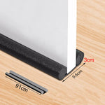 Double Draft Stopper for Doors and Windows | Energy-Efficient Seal with Universal Fit