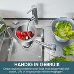 Swan-Shaped Stainless Steel Colander