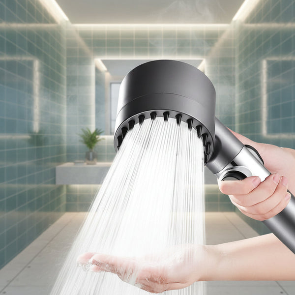 High-Pressure Showerhead with Filter System for Clean Water