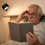 Wireless, Rotatable LED Wall Lamp with 360-Degree Illumination