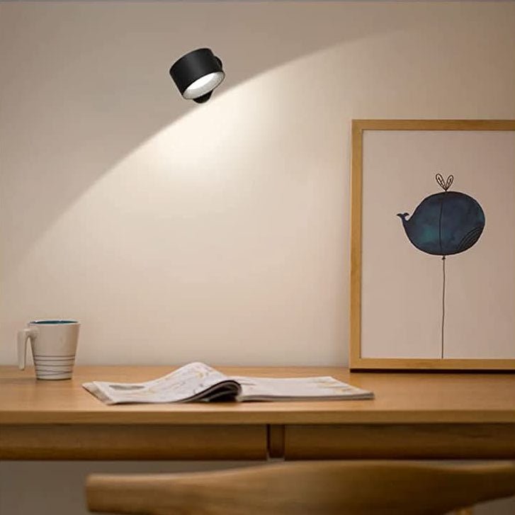 Wireless, Rotatable LED Wall Lamp with 360-Degree Illumination