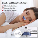 Silent, Compact Micro-CPAP Anti-Snoring Device