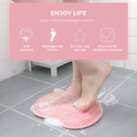 Silicone Foot Cleaner – Shower Massage Pad with Suction Cups & 500+ Bristles
