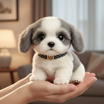 Interactive Plush Dog with Realistic Movement and Sound Features