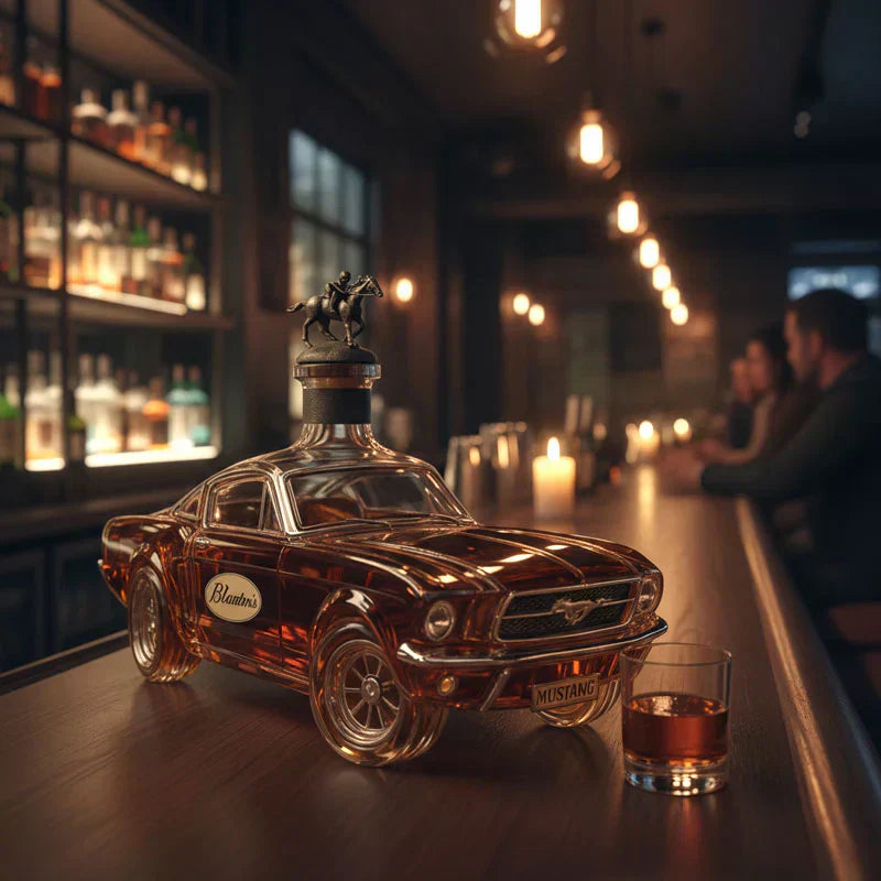 Limited Edition Bronco Whiskey Bottle - Outlaw Flask
