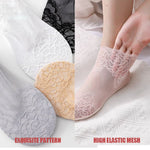 50% Off | Invisible Lace Socks (Set of 4 Colors)