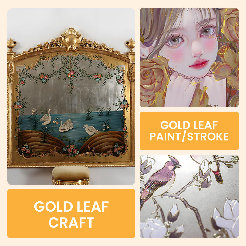 Metallic Leaf Color with FREE Brush | 50% DISCOUNT