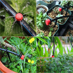 Adjustable Drip Irrigation System for Plants | 360° Water Control | Set of 100 Irrigation Droppers for Gardens, Raised Beds, and Flower Pots